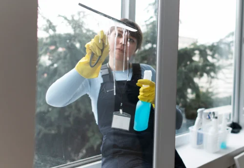 Nettoyage de vitres intérieures et extérieures au Tronquay